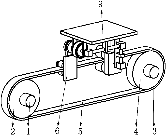 High-speed belt transmission mechanism