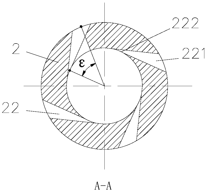 Cut-in direct-rotation mixed jet self-propelled nozzle