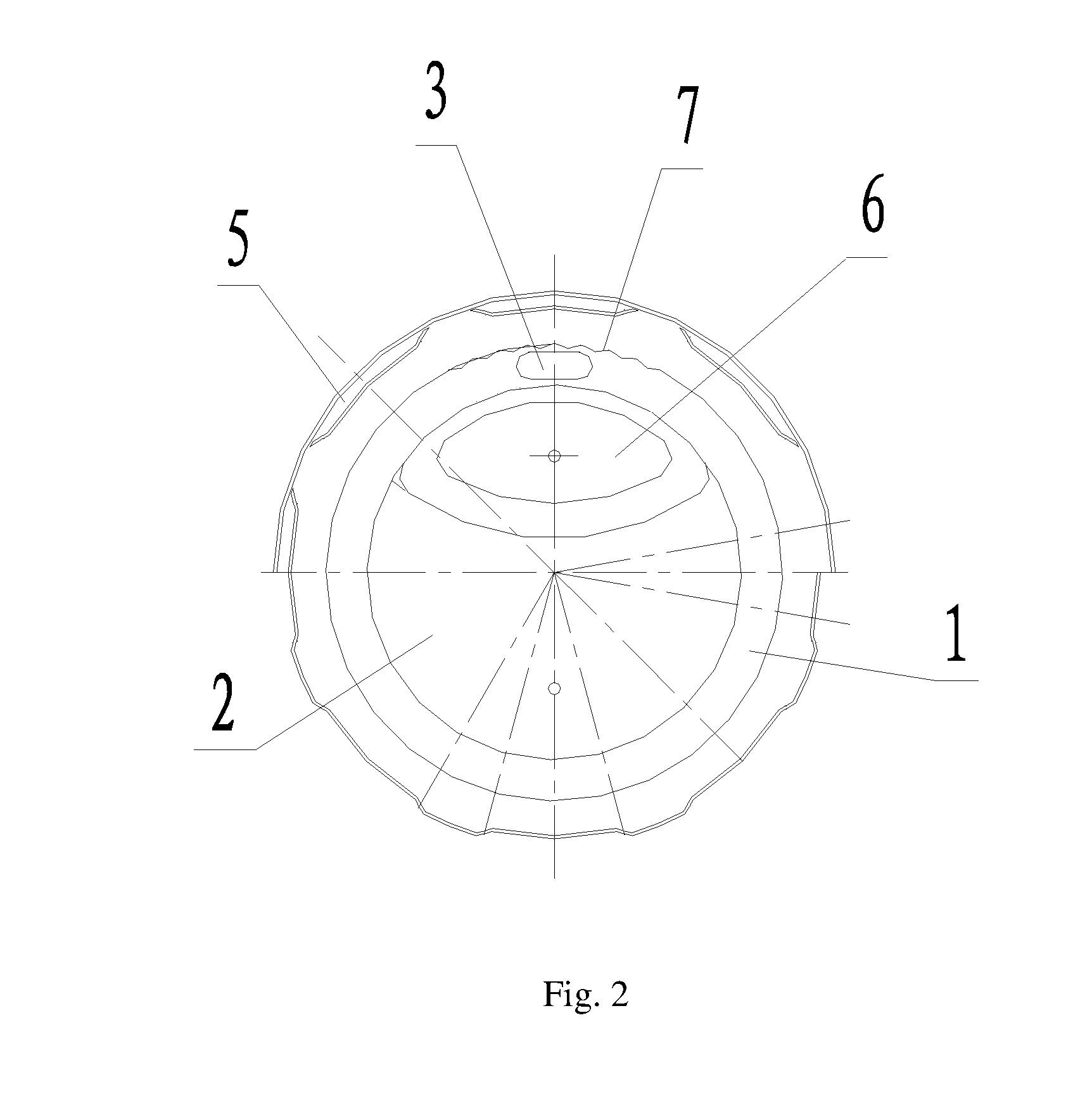 Method for Preparing a Pulp Molded Cup Lid with Buckles without Overlapping Curves on Both Surfaces
