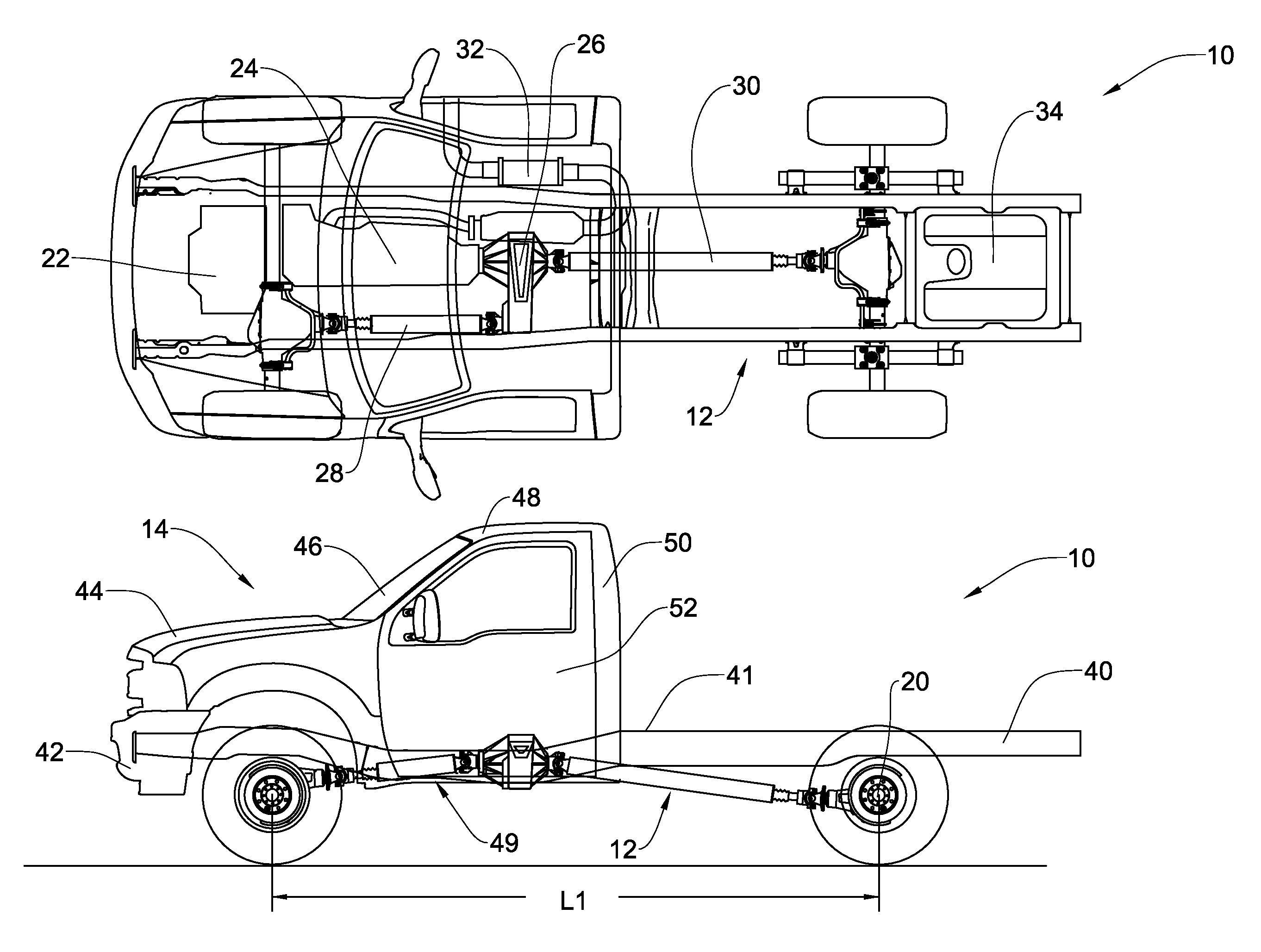 Converted high mobility vehicle and conversion method therefor