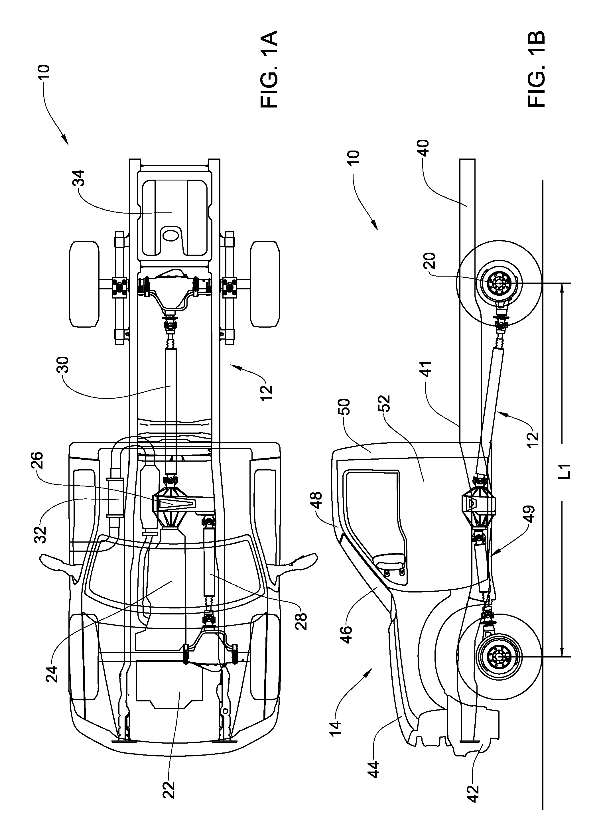 Converted high mobility vehicle and conversion method therefor