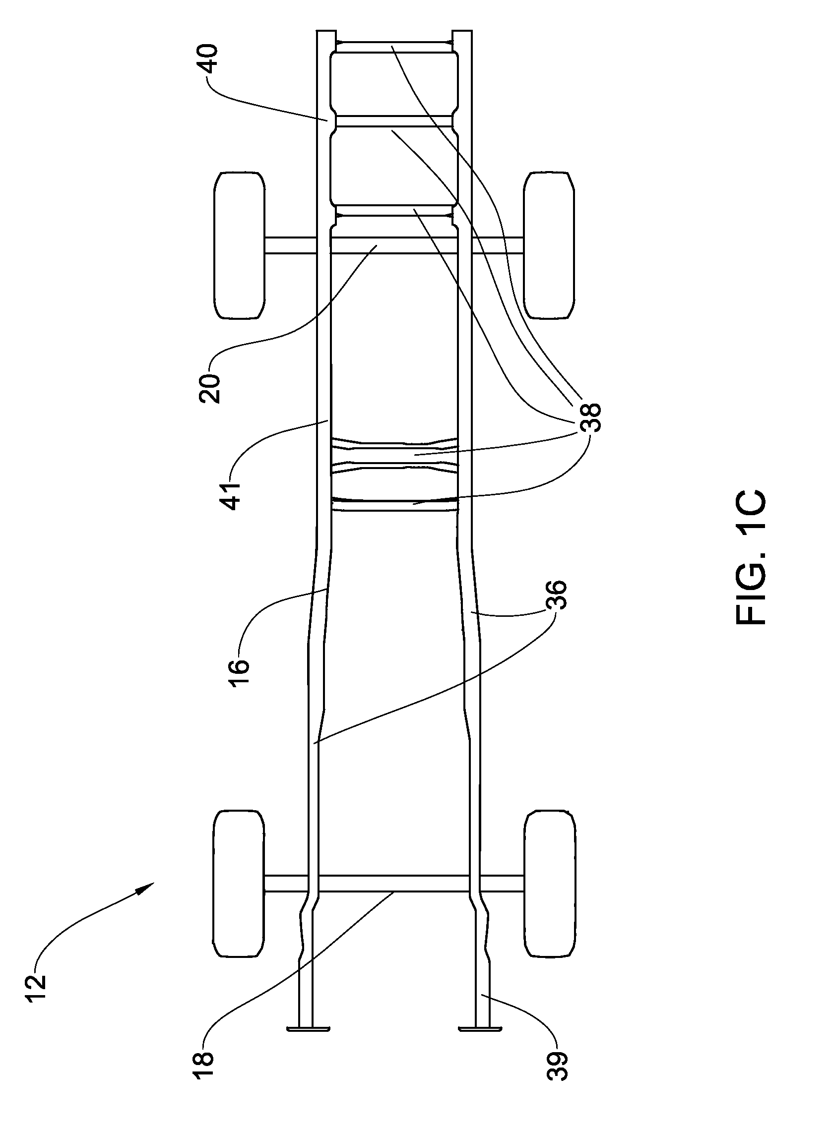 Converted high mobility vehicle and conversion method therefor