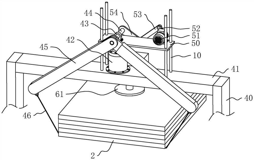 Cutting machine for cutting aerated concrete slabs