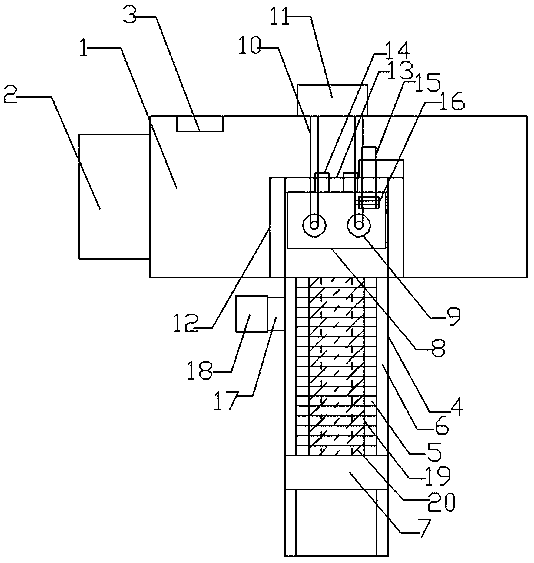 Part dividing, feeding and counting device