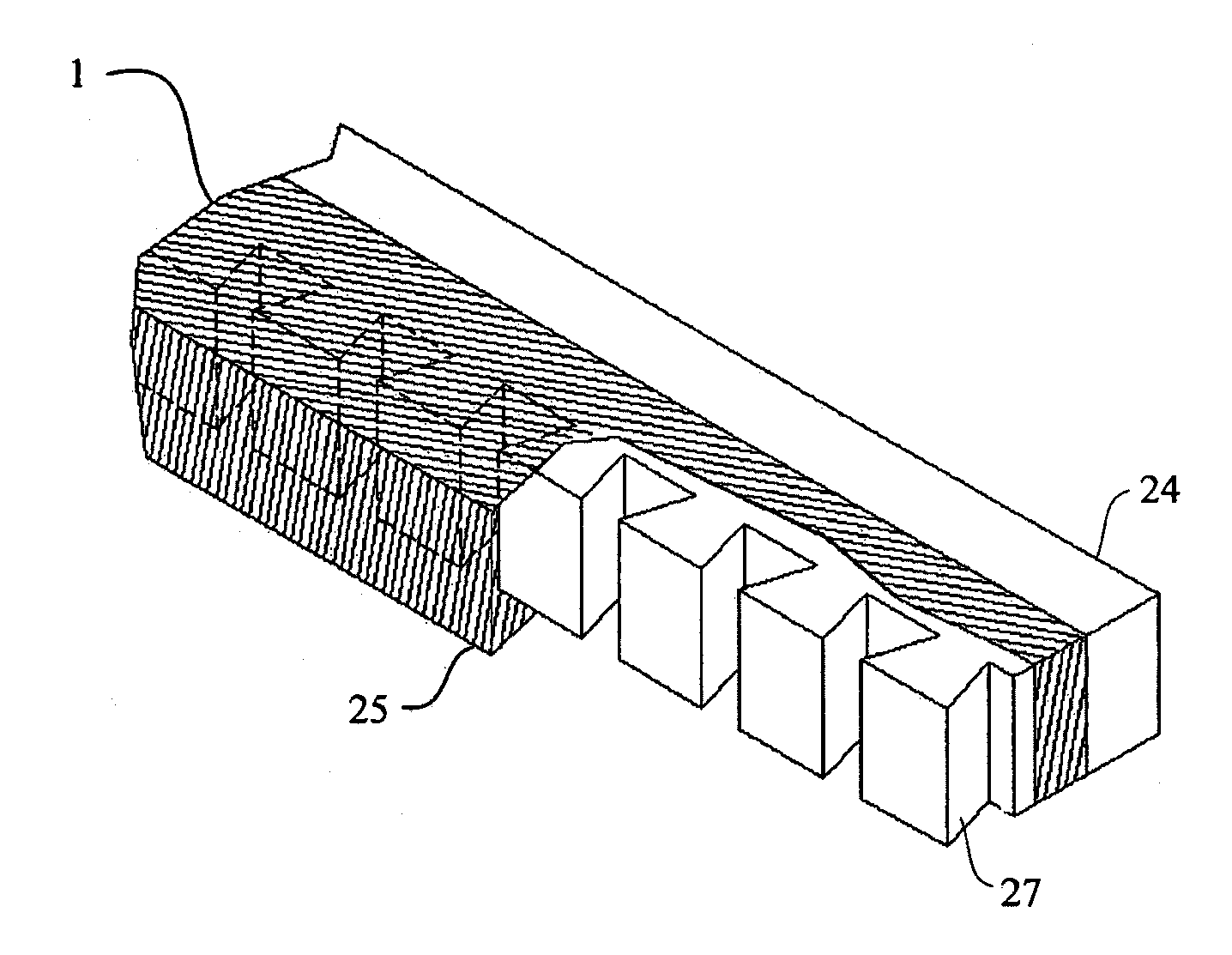 Method for fabricating lateral-moving micromachined thermal bimorph
