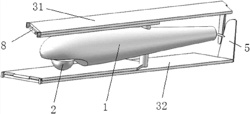 Drum-type storage folding-wing unmanned aerial vehicle