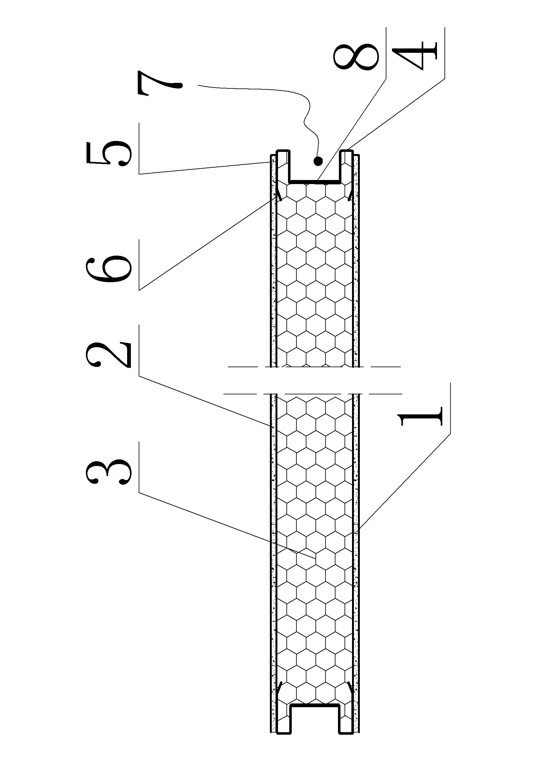 Composite board and wall panel using same