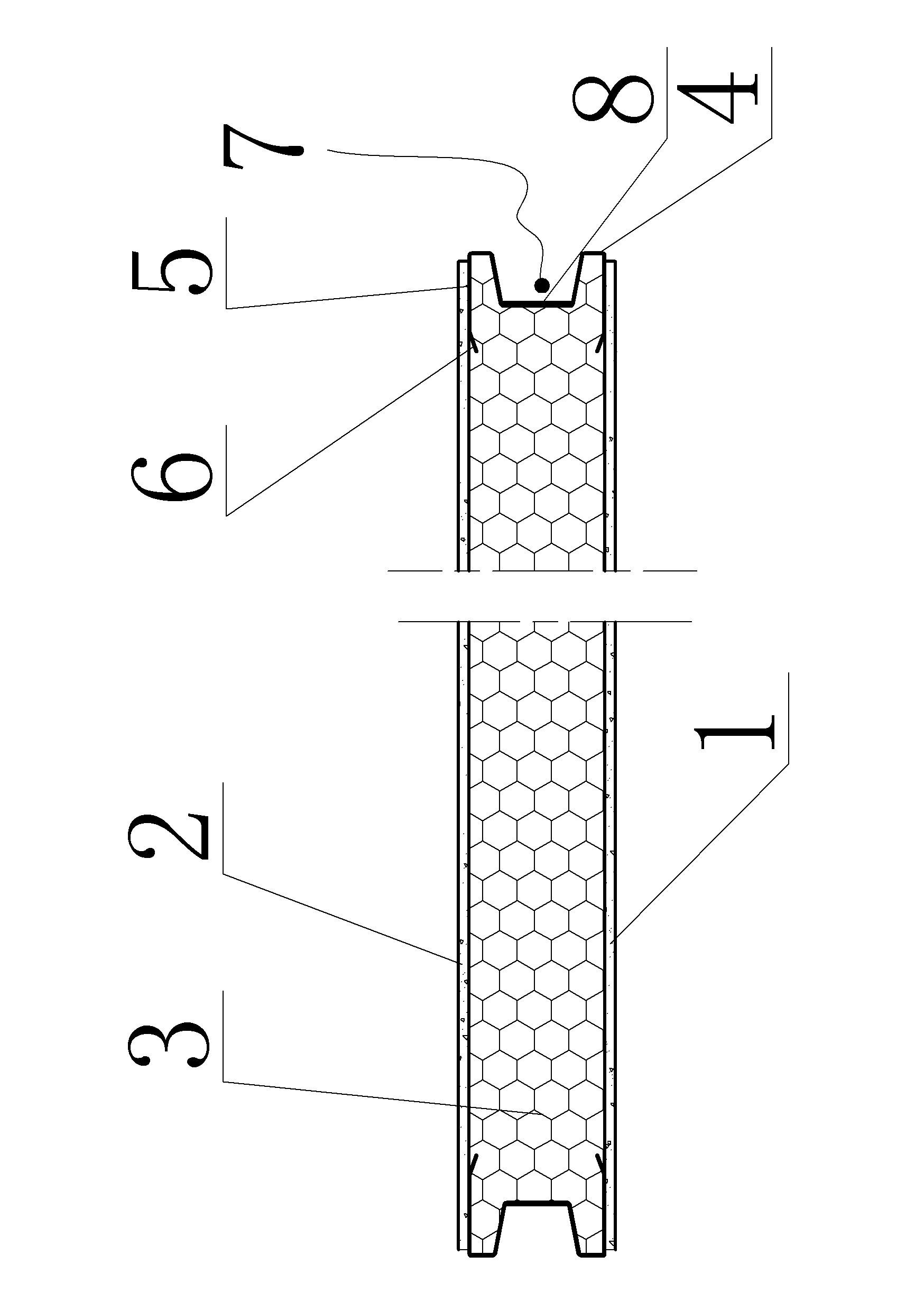 Composite board and wall panel using same