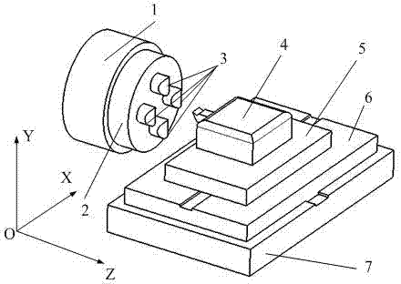 Off-axis free surface turning method by actively changing spindle rotating speed