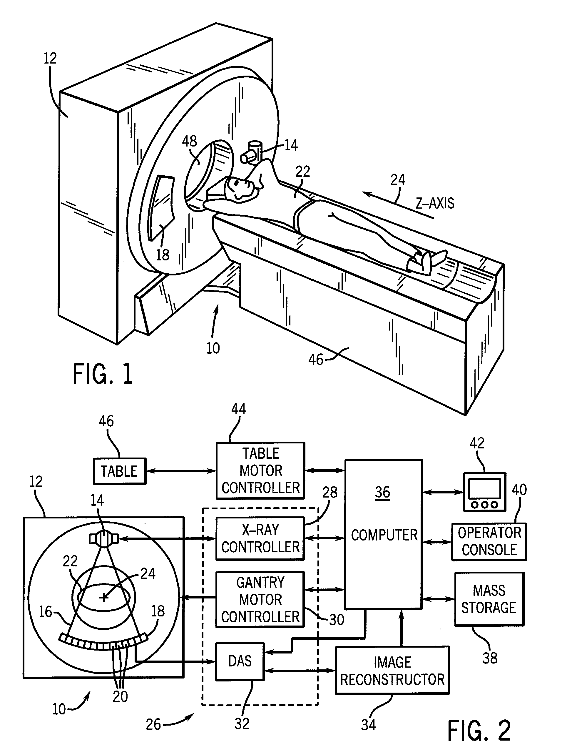 Method and apparatus for reduction of metal artifacts in ct imaging