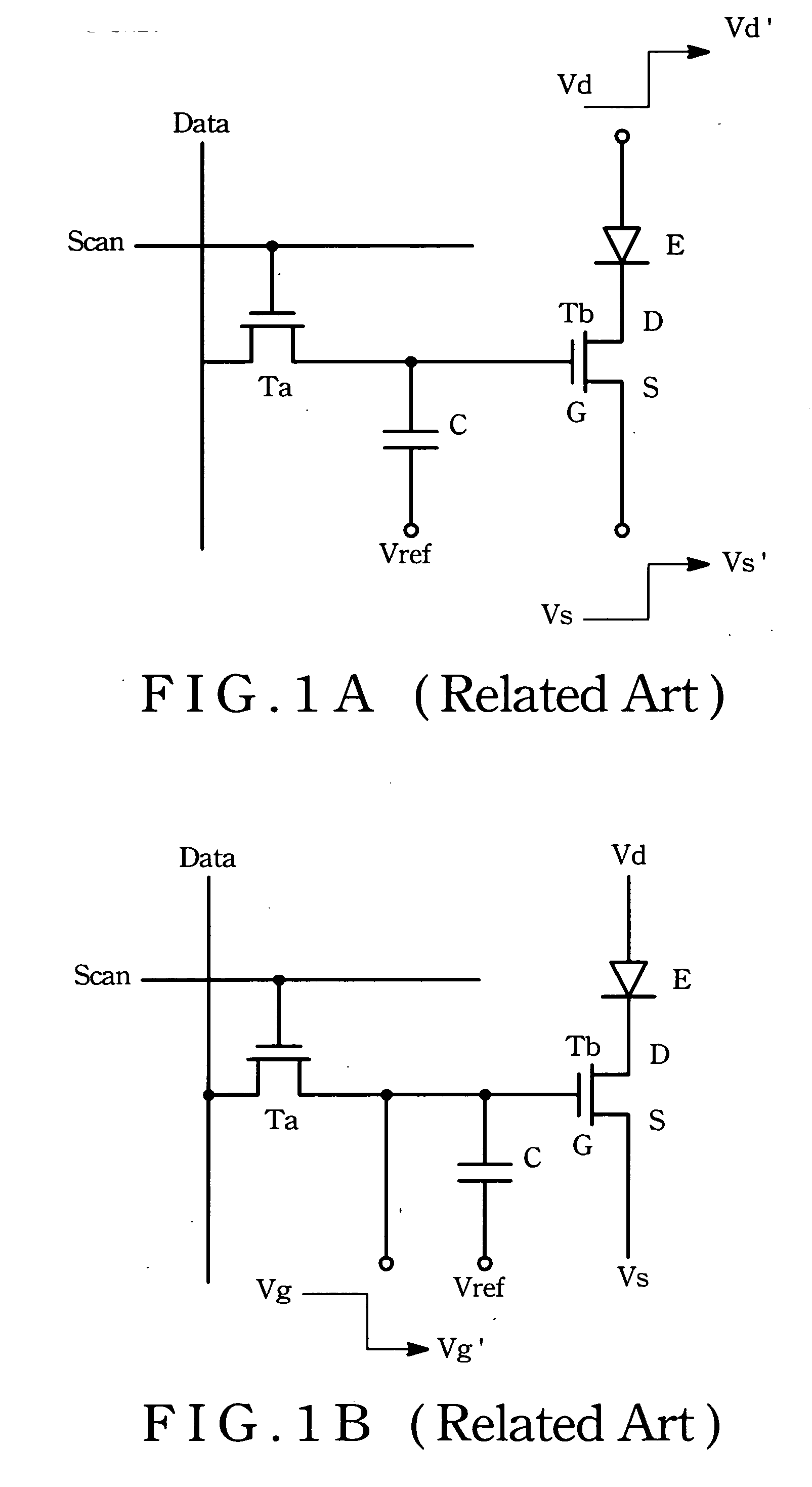 Method for driving active display