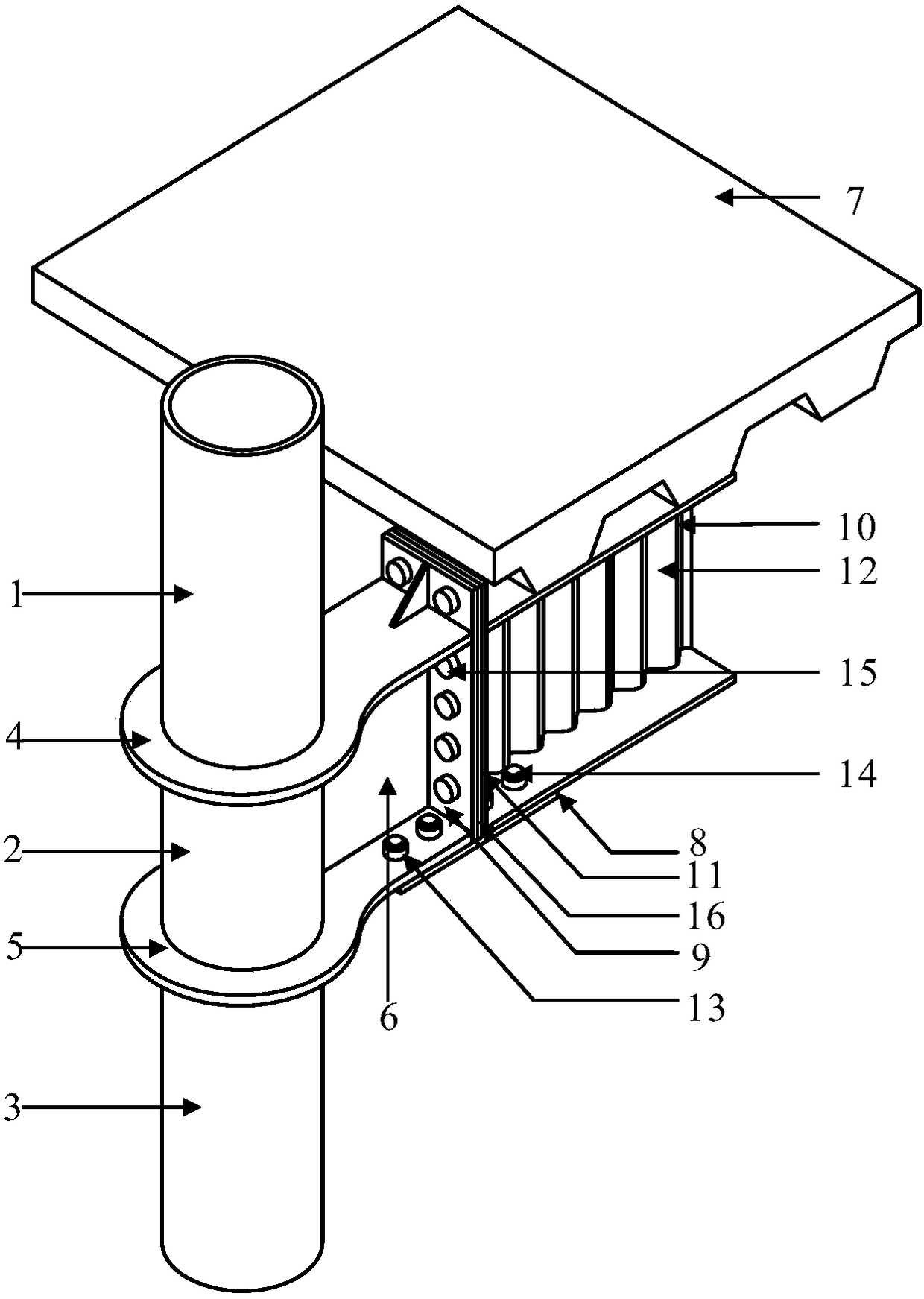 A Restorable Functionally Assembled Beam-Column Combination Joint Connection Device of Wave Web