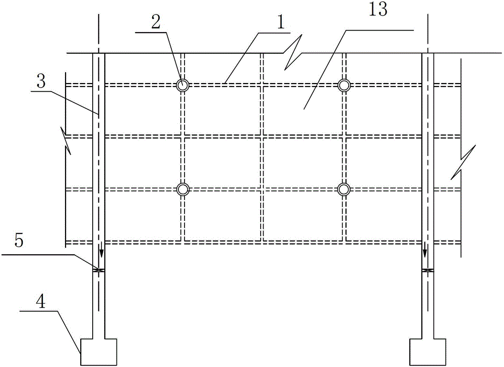 A compound drainage and salt control system for saline-alkali land