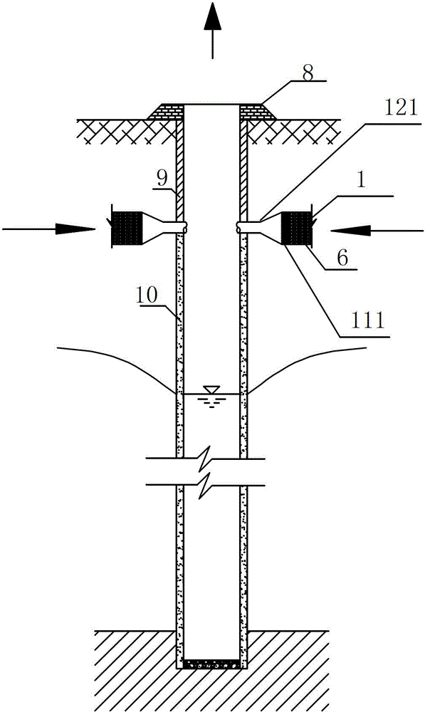 A compound drainage and salt control system for saline-alkali land