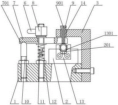 A marking hole drilling jig for plunger