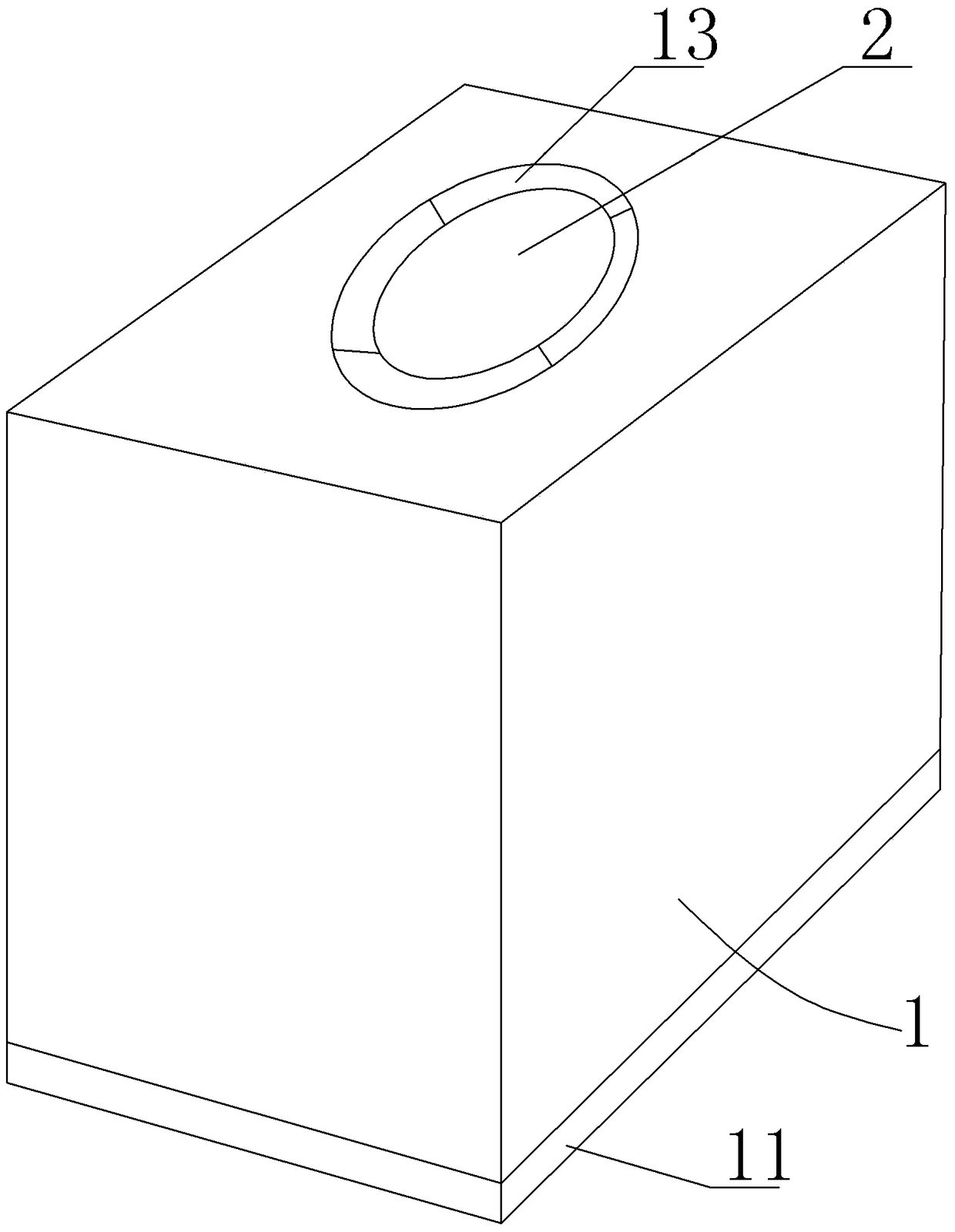 A sound cavity rubber product