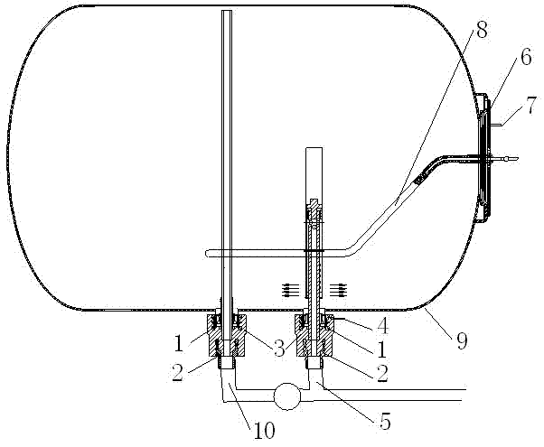 Water heater and electric leakage and dry burning preventing detection method thereof