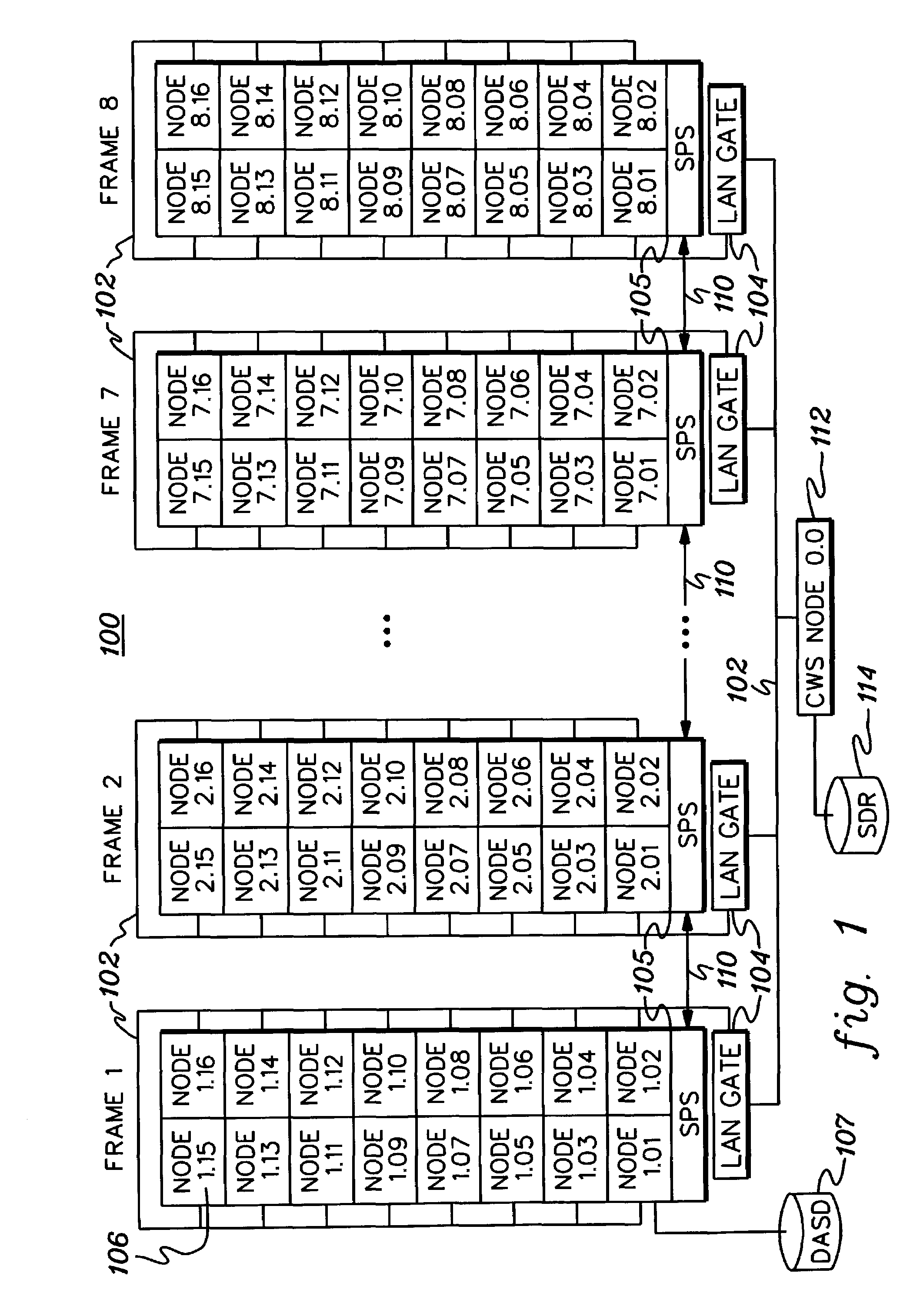 Technique for controlling selection of a peek adapter or a read adapter from multiple adapters connected to a high speed switch