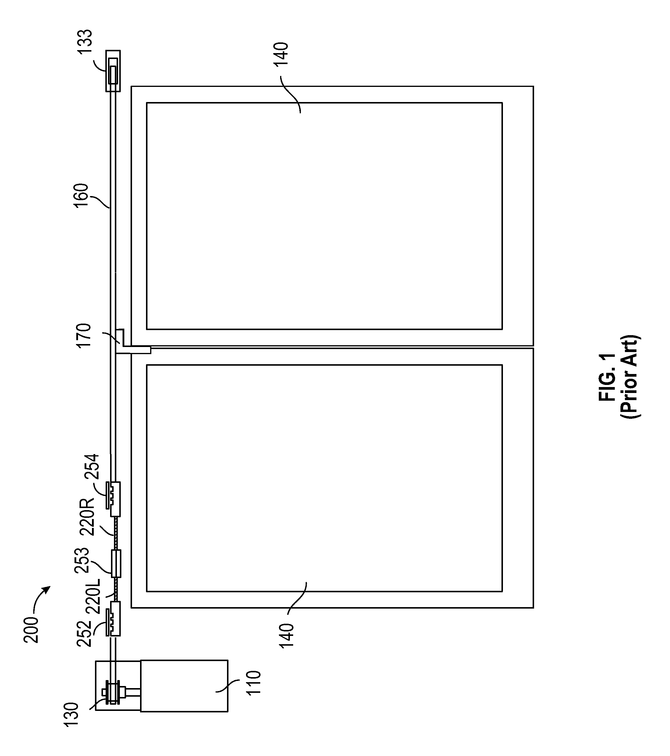 Belt tensioning motor mount