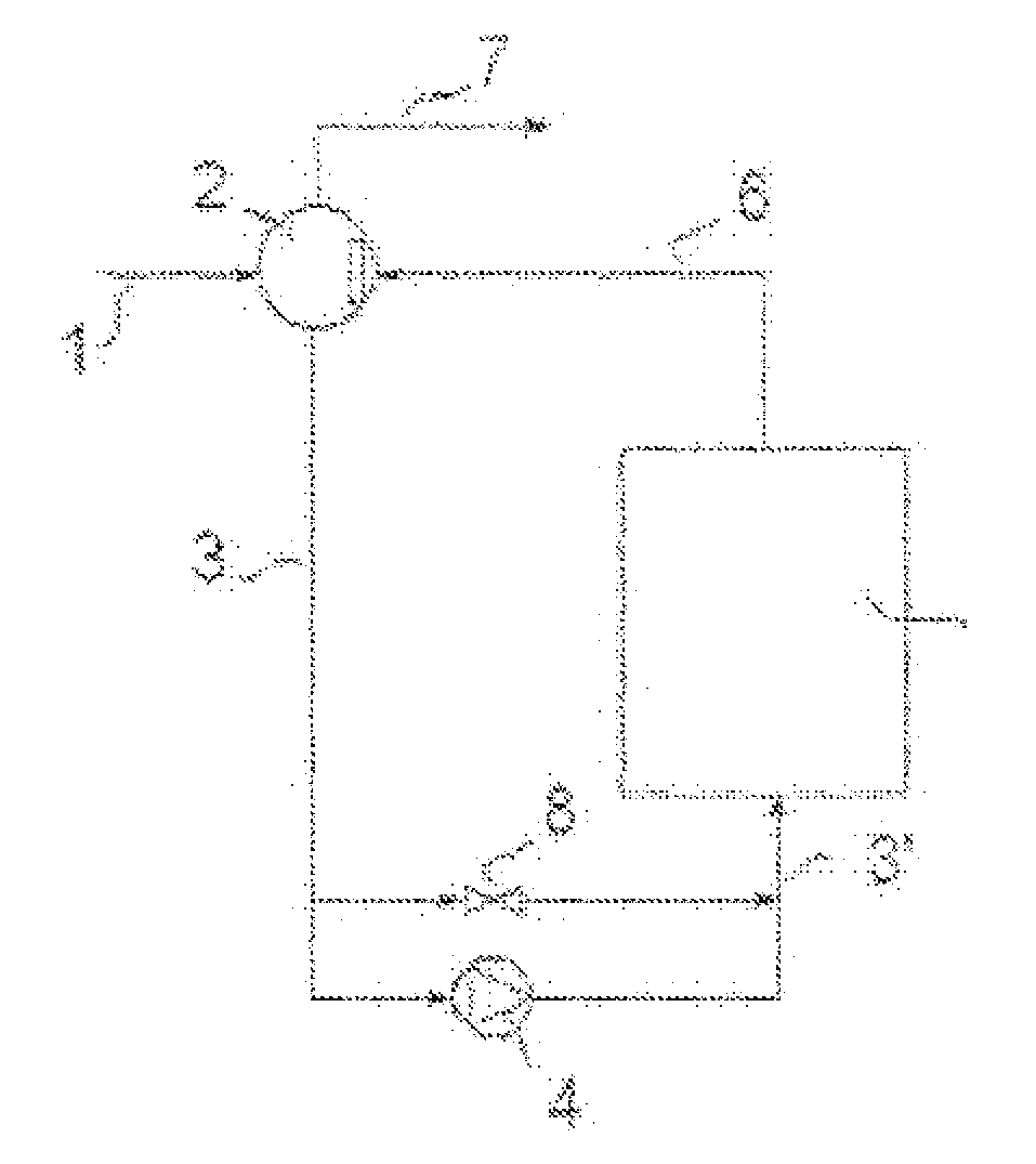 Solar receiver with natural circulation for generating saturated steam