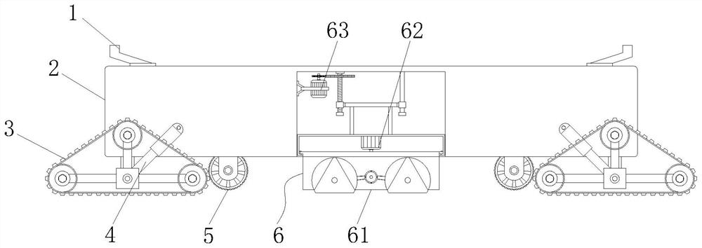 Robot walking device and implementation method thereof