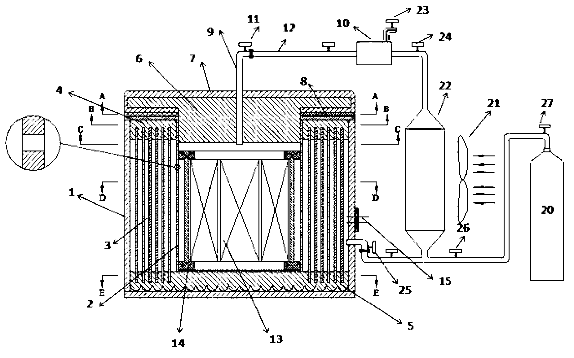 Vacuum brazing furnace using metal quartz integral radiant heater