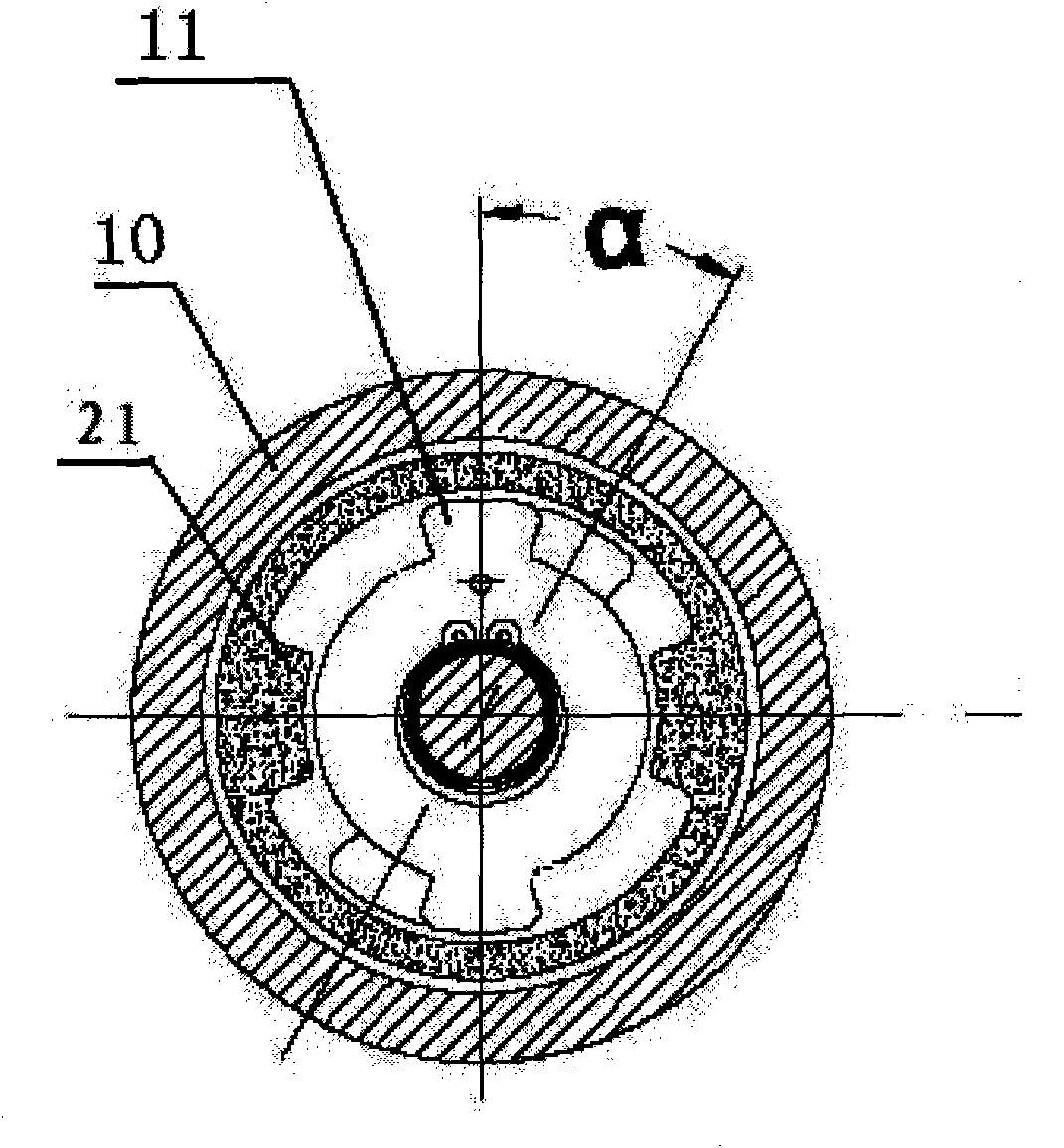 Unidirectional load self-braking spiral braking device