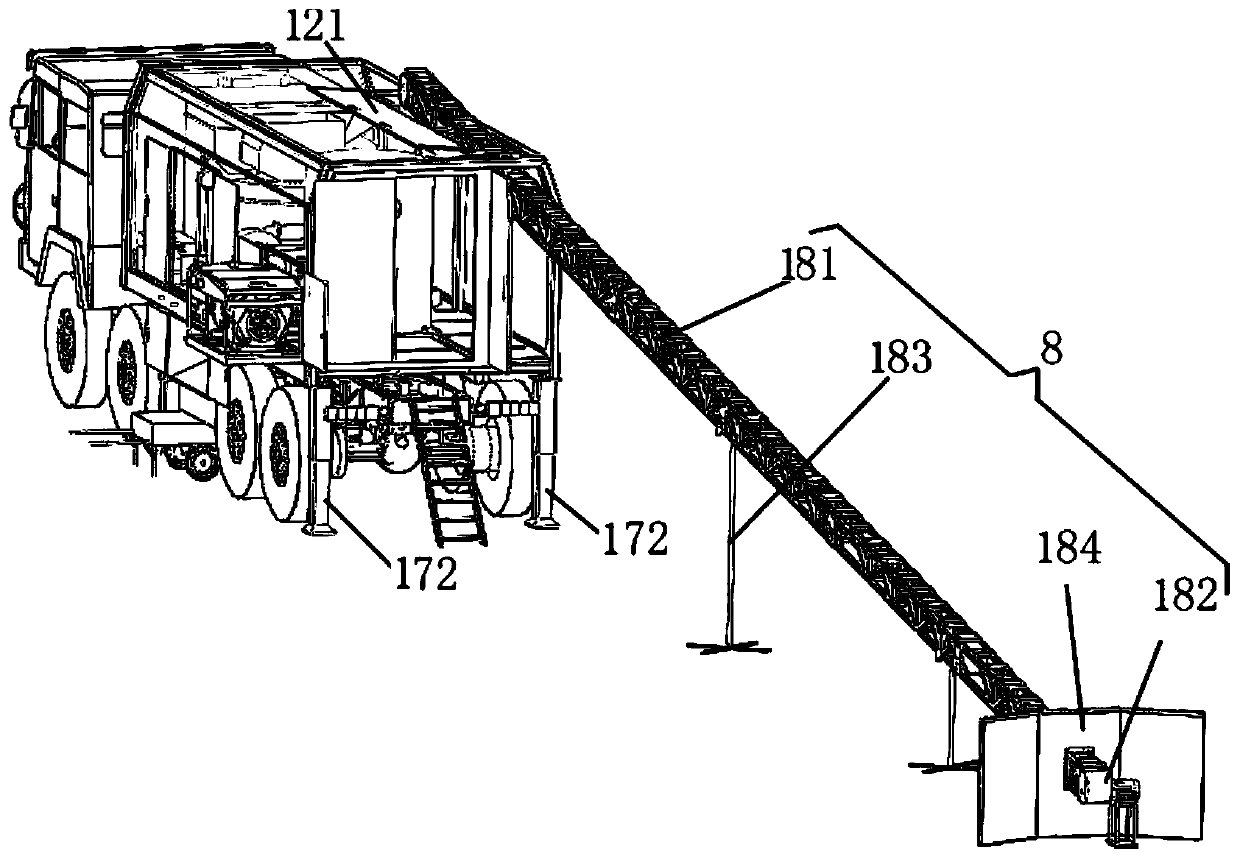 System and method for mobile destruction of scrapped general-purpose ammunition