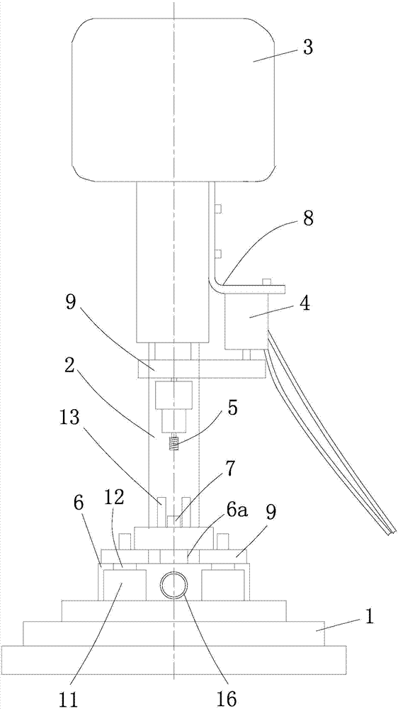Machine for removing burrs in through hole of gear-shifting oscillating bar of transmission
