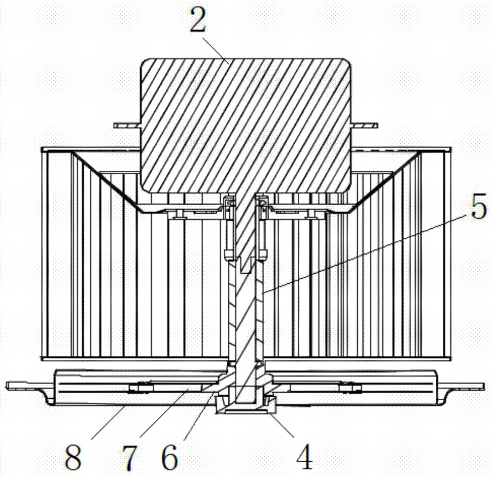 Oil fume separation net and oil fume separation device having same