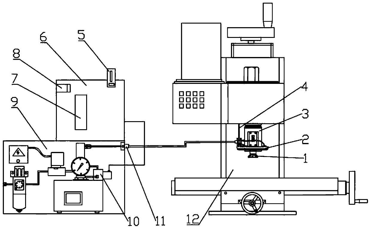Minimal quantity lubrication system applied to facing-type cutter
