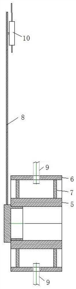 Method for measuring dual slope of stern tube rear bearing