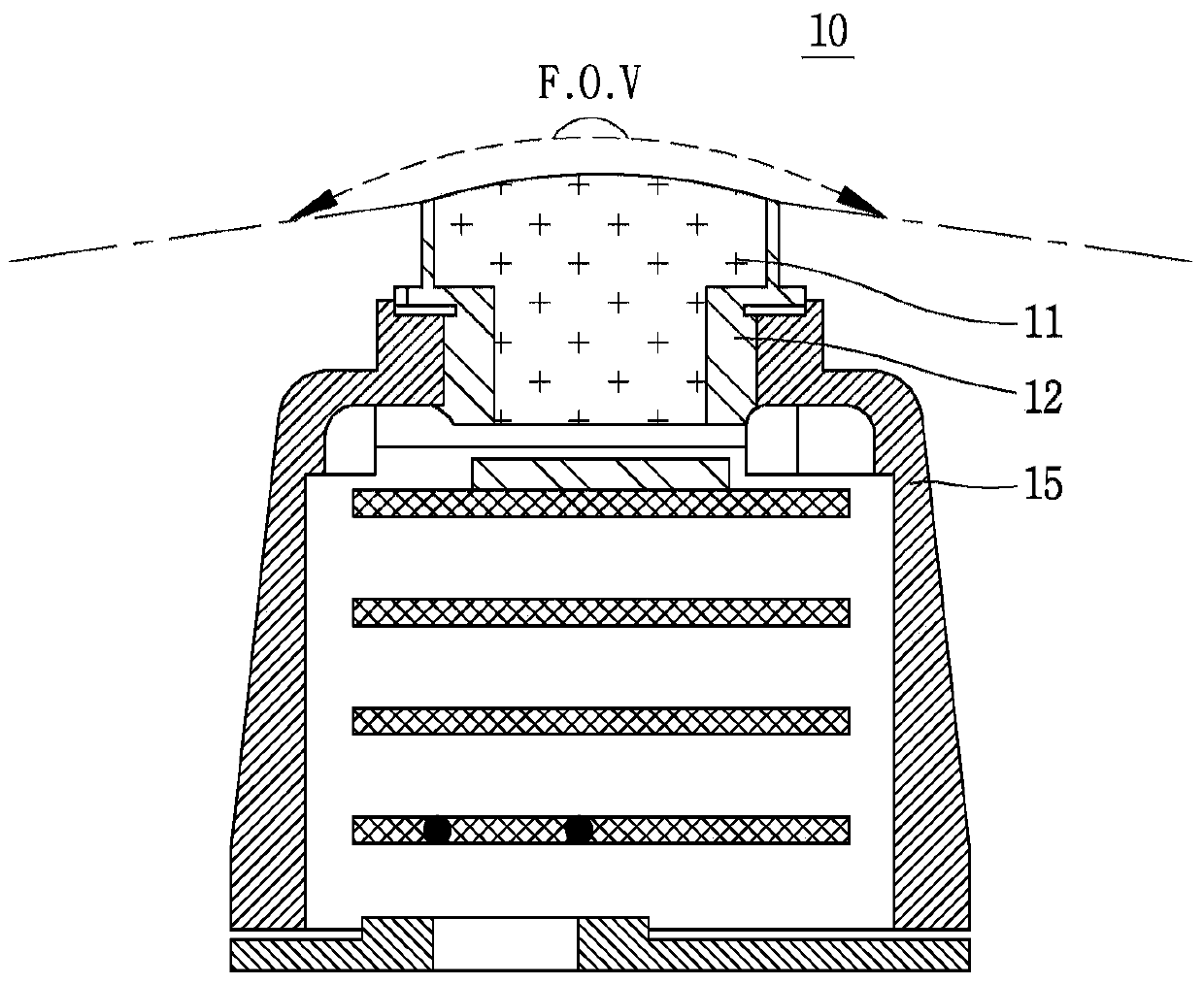 Camera module and system for preventing dew condensation in the camera module