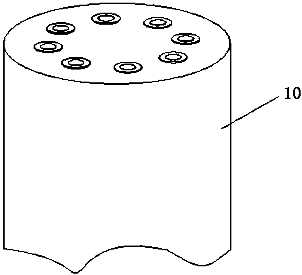 A hydrogen-rich gas turbine burner