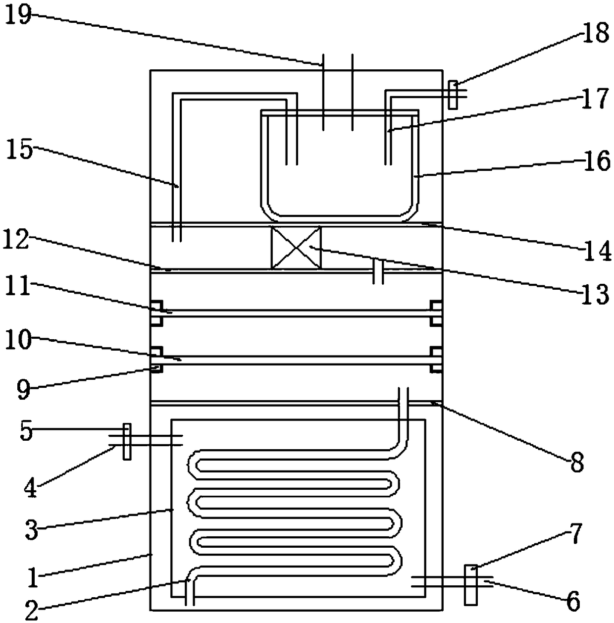 Environment-friendly smoke discharging pipeline