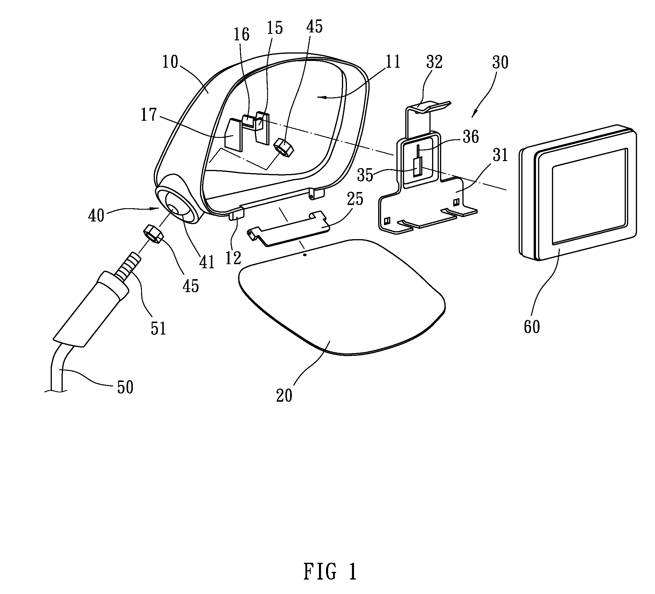Rear-view mirror assembly