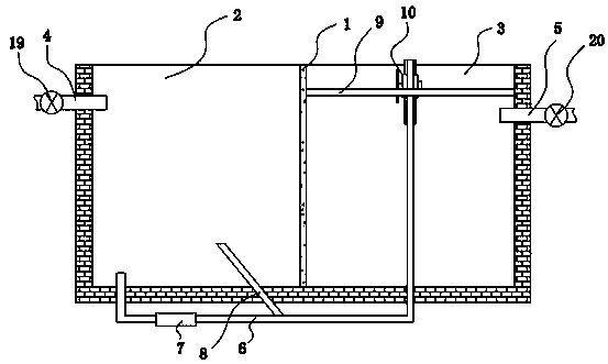 Single pump type sewage bioreaction treatment system