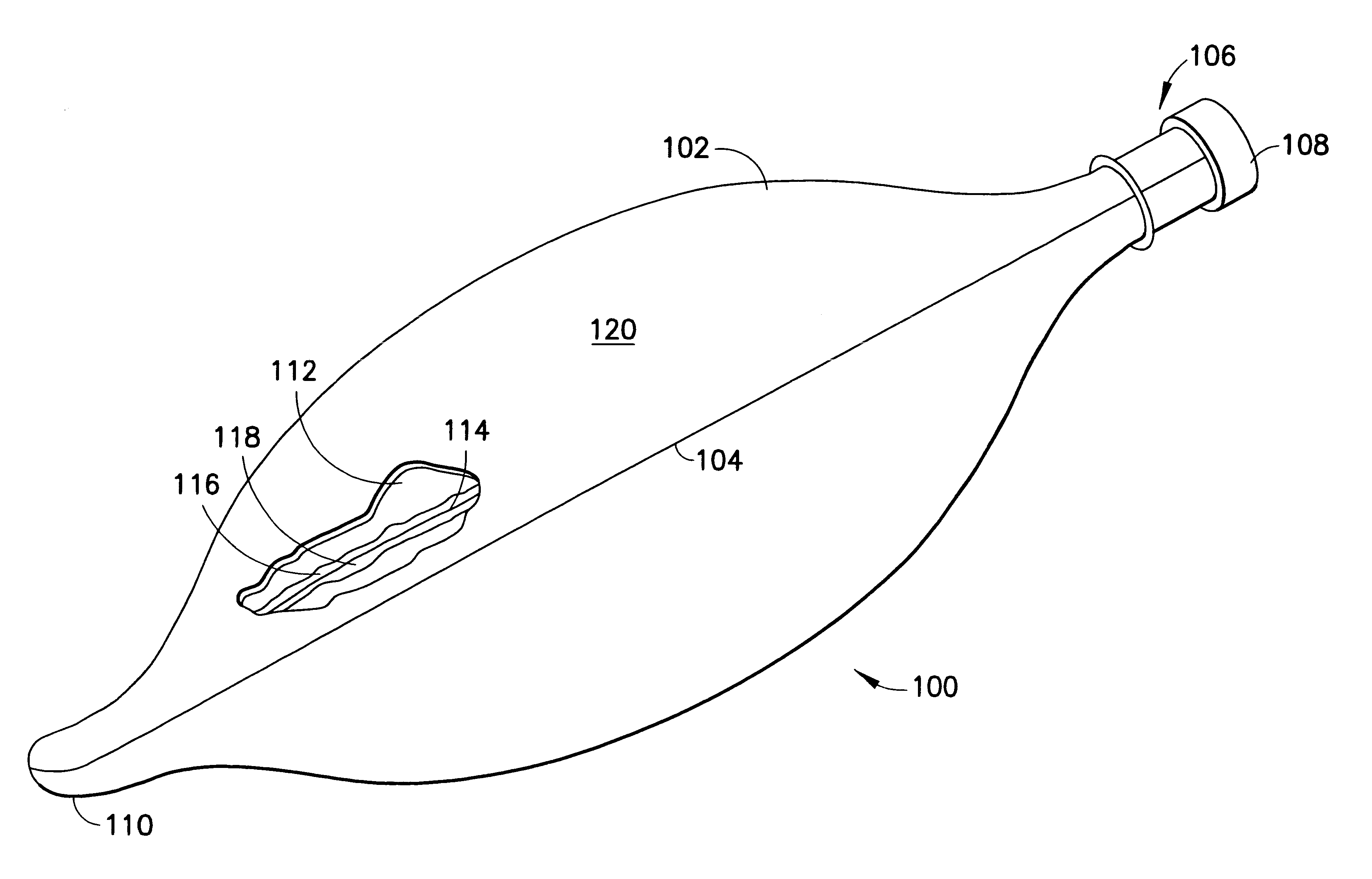 Film welded reservoir bag for breathing circuit and method of making the same