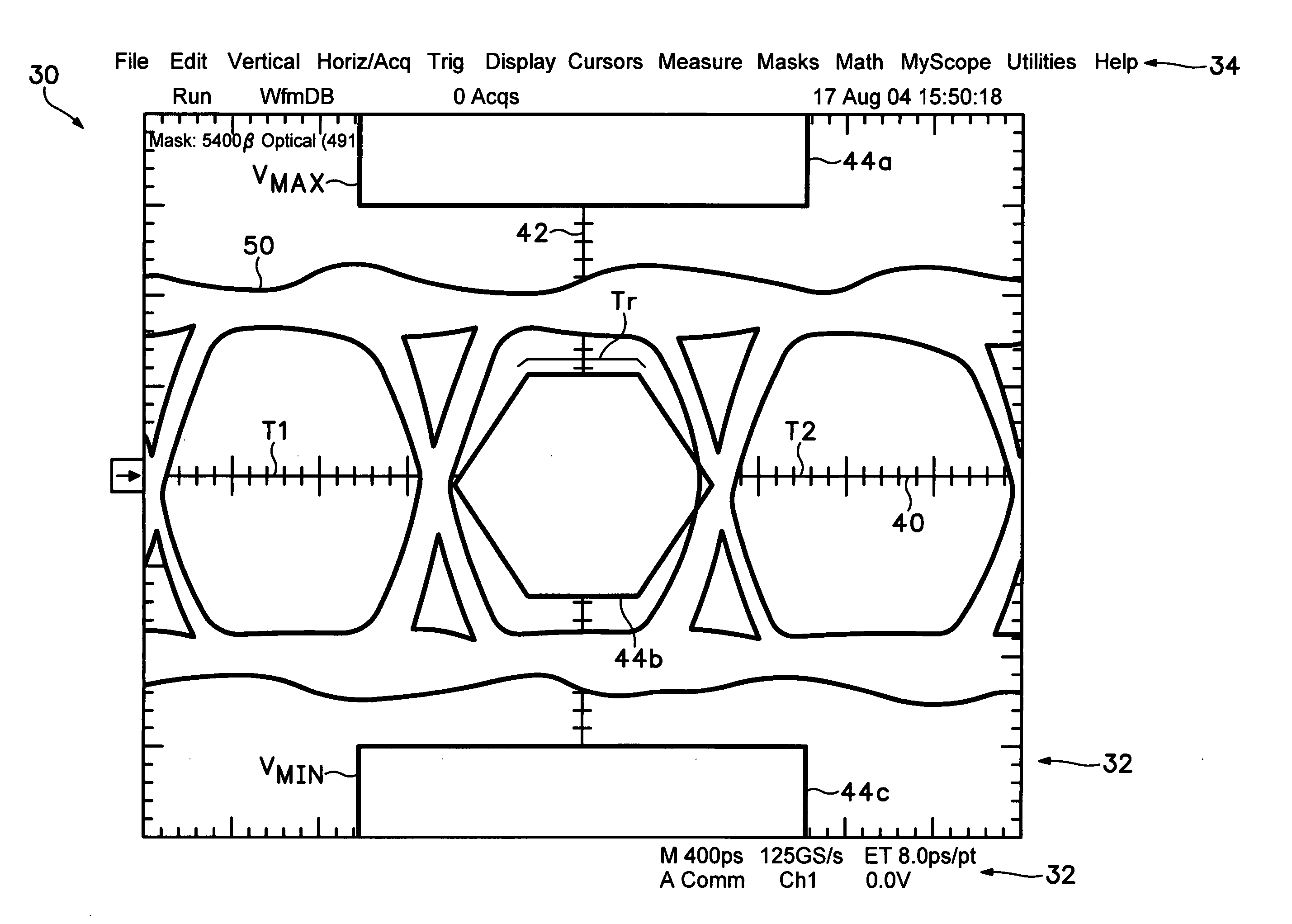 Method and apparatus for visually indicating mask violation locations