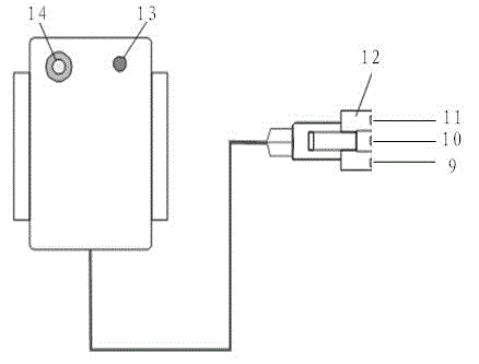 Noncontact type liquid level measuring device