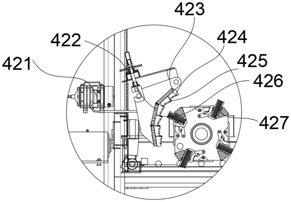 Crushing box special for waste recovery device for environment-friendly construction