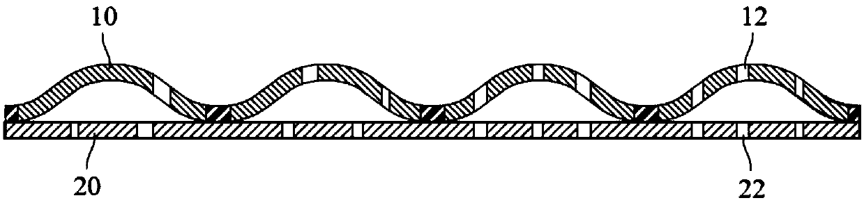 Bidirectional elastic breathable material