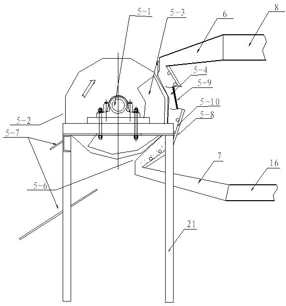 Mineral powder gas delivery dry-type magnetic separation device and method
