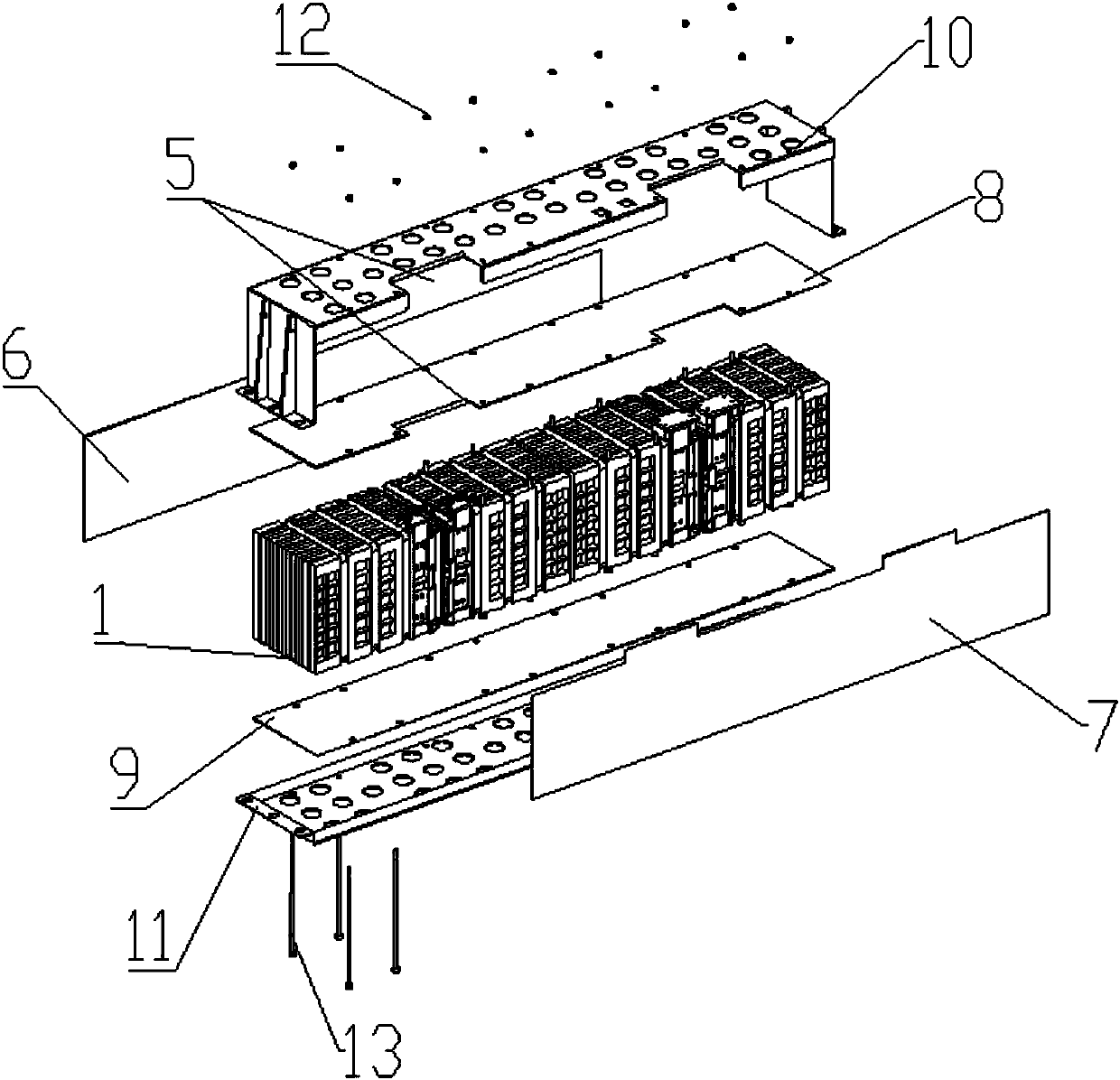 Soft package lithium battery pack and assembly method thereof