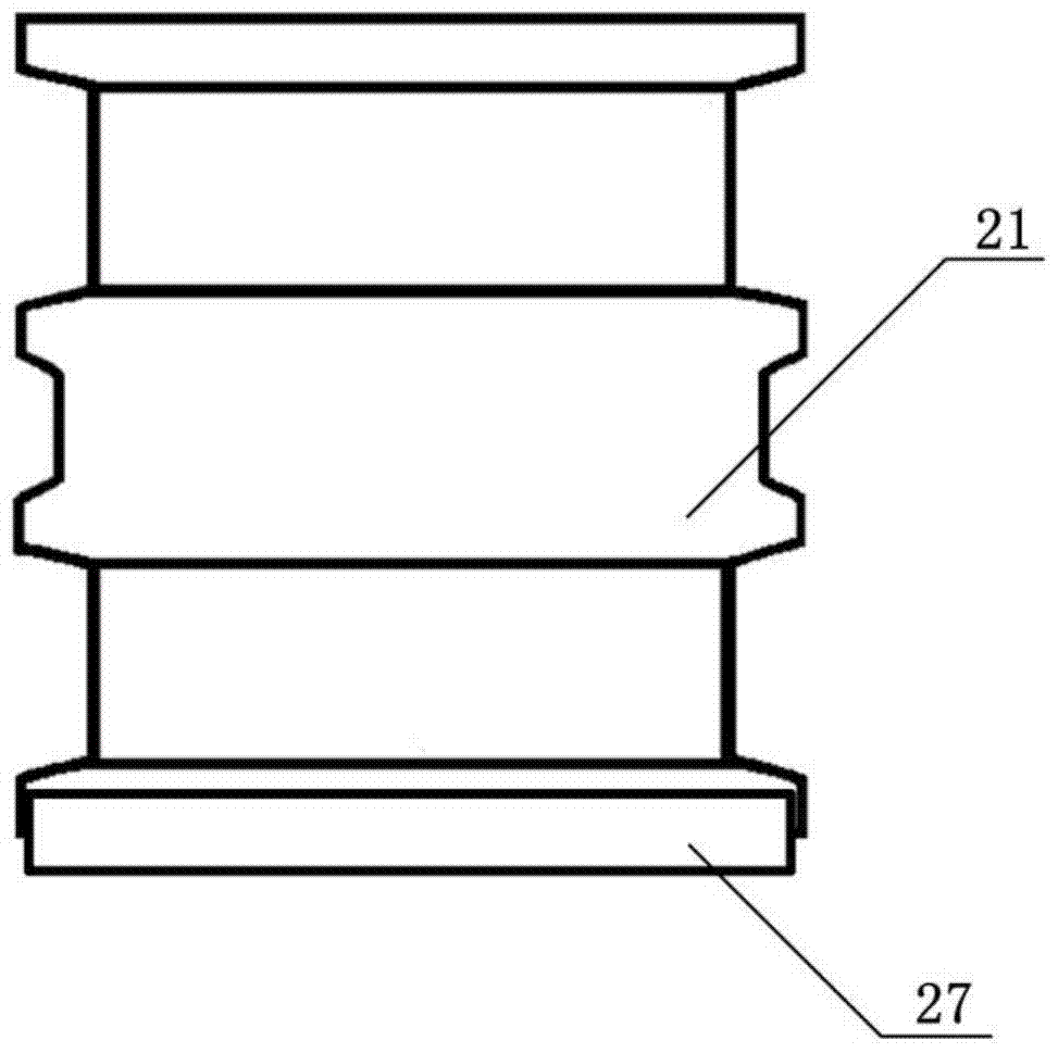 Quenching device for supporting wheels