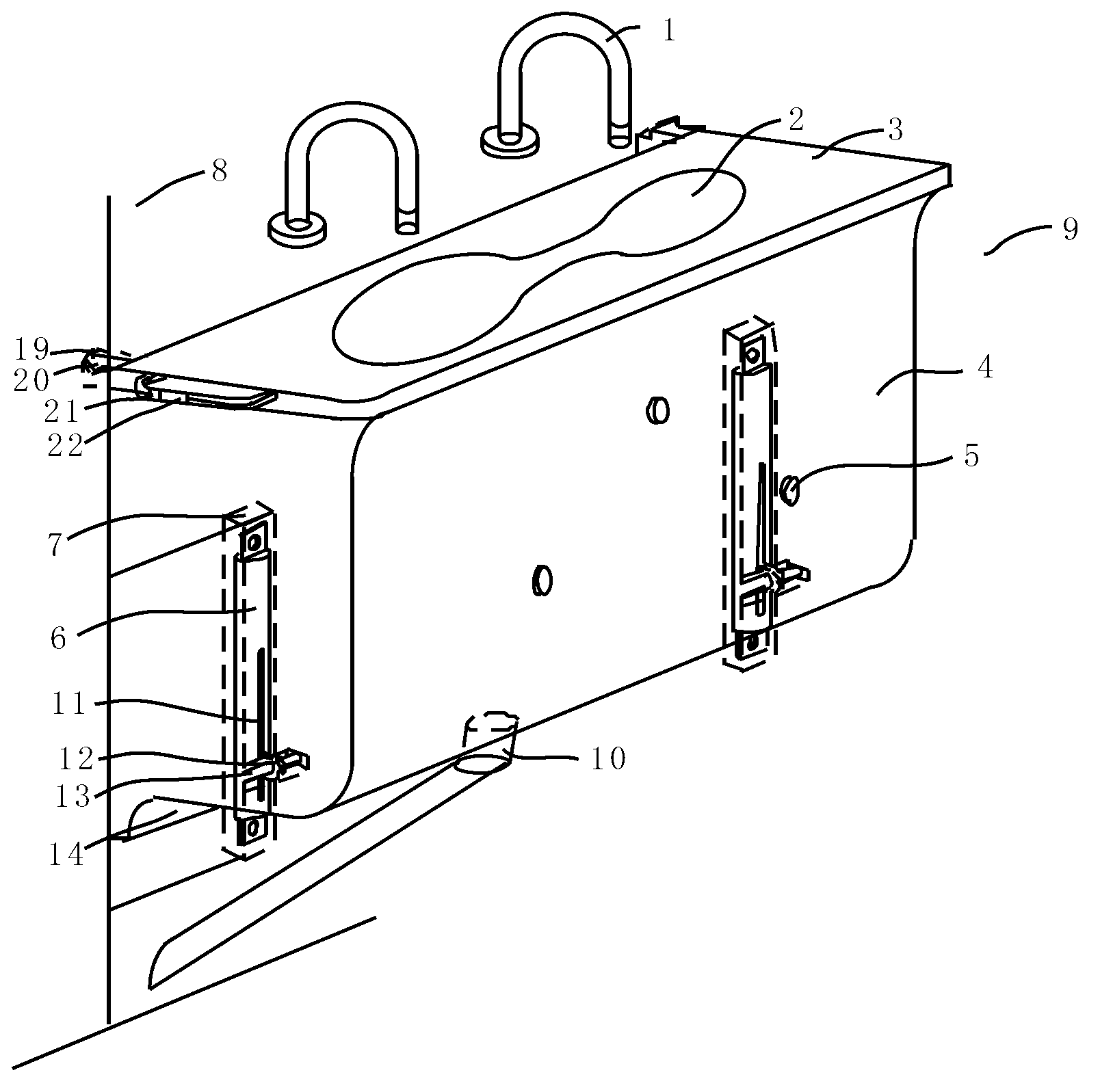 Integrated cleaning appliance