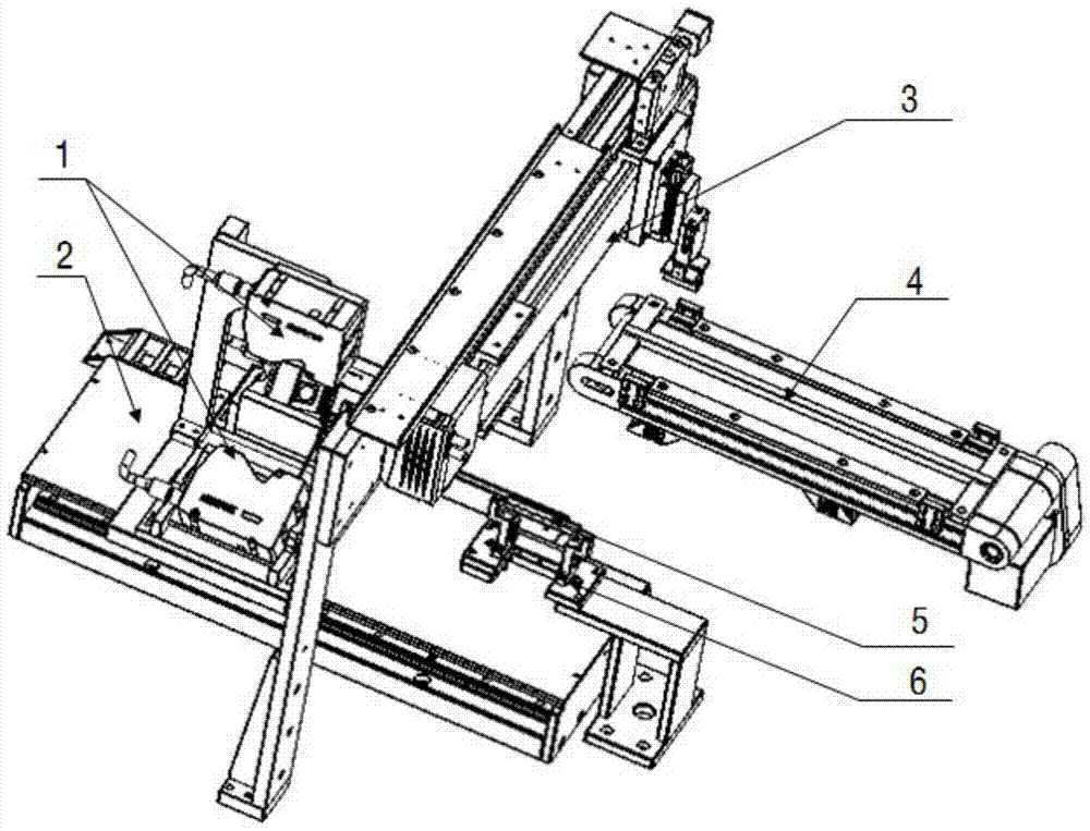 A full-surface three-dimensional measuring device for complex columnar workpieces and its measuring method