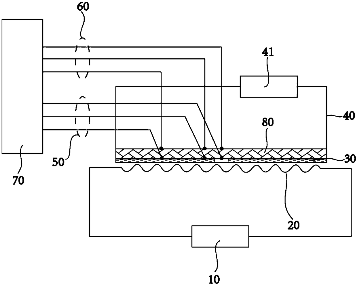 Insulation performance testing device, insulation performance testing method and application