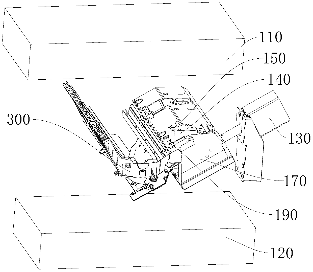 Mixed inclined pulling mechanism and injection mold