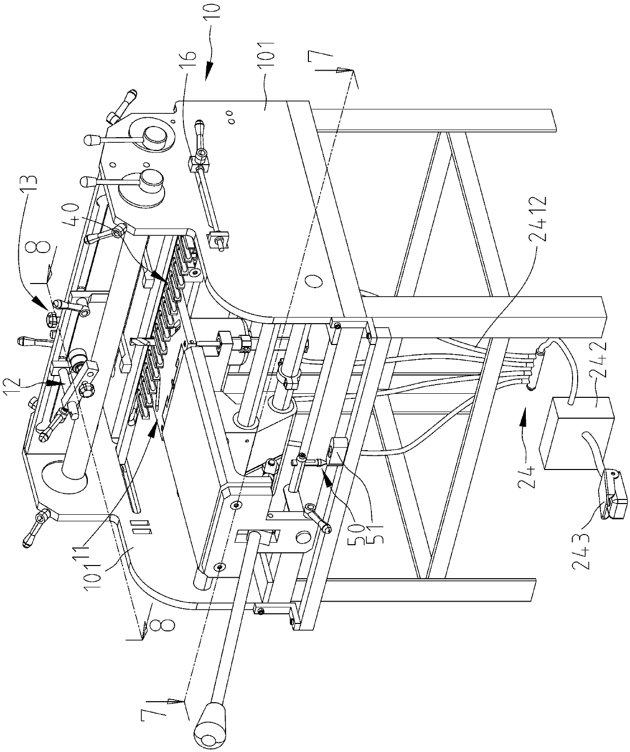 Guide device of woodworking machine